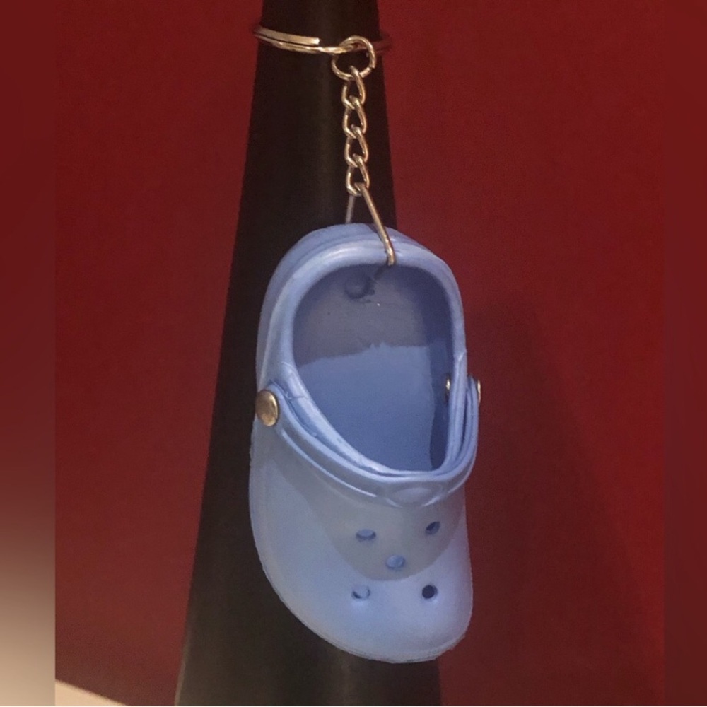 3/$20 Blue Croc Keychain